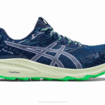 Asics fuji lite 3 zapatillas deportivas verde azulado violeta