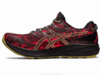 Asics Fuji Lite 3 Zapatillas Rojo Eléctrico y Negro - Image 4