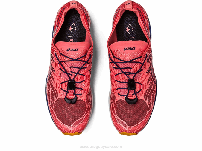 Asics fujivelocidad 2LVJ2621 Zapatillas Papaya Azul Indigo Para Correr - Image 6