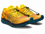 Asics fujivelocidad 2LVJ636 Zapatillas Amarillo Dorado Verde Tinta - Image 2