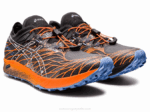 Asics Fujivelocidad Zapatillas Blancas Negras Rápidas y Ligeras - Image 2