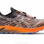 Asics Fujivelocidad Zapatillas Blancas Negras Rápidas y Ligeras