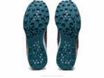 Asics fujivelocidad zapatillas negro naranja para correr - Image 7