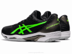 Asics Gecko Negro Verde Velocidad de Solución Rápida - Image 3