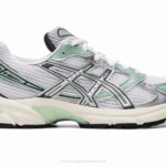 Asics gel 1130 Zapatillas blancas plateadas comodas y ligeras