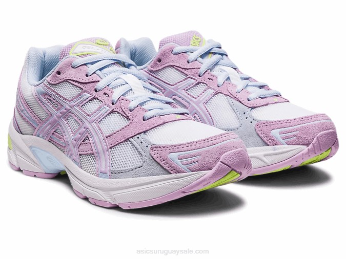 Asics gel-1130 zapatillas deportivas blancas y lilas con tecnología avanzada - Image 2