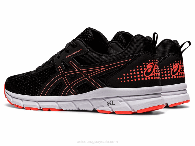 Asics gel-33 Calzado Deportivo Negro Coral Relámpago - Image 3