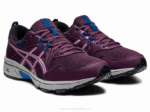Asics Gel 8 Ciruela Oscuro y Negro Rendimiento Deportivo - Image 2