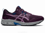 Asics Gel 8 Ciruela Oscuro y Negro Rendimiento Deportivo