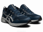 Asics Gel 8 Zapatillas Azul Francés Plata Pura - Image 2