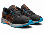 Asics Gel 8 Zapatillas Negro Naranja Rendimiento Superior - Image 2