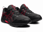 Asics Gel 8 Zapatillas Negro Rojo Eléctrico Performance - Image 2