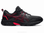 Asics Gel 8 Zapatillas Negro Rojo Eléctrico Performance