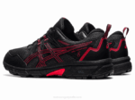 Asics Gel 8 Zapatillas Negro Rojo Eléctrico Performance - Image 3