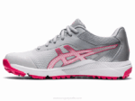 Asics gel camafeo gris glaciar rosa para correr - Image 4