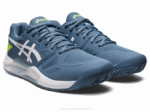 Asics Gel Challenger 13 Arcilla Acero Azul Blanco Tenis Profesional - Image 2