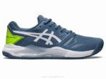 Asics Gel Challenger 13 Arcilla Acero Azul Blanco Tenis Profesional