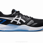 Asics Gel Challenger 13 Arcilla Negro Azul Eléctrico Zapatillas de Tenis