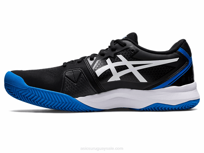 Asics Gel Challenger 13 Arcilla Negro Azul Eléctrico Zapatillas de Tenis - Image 4