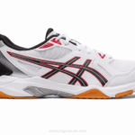 Asics gel-cohete 10 running blanco rojo clásico comodidad y estilo