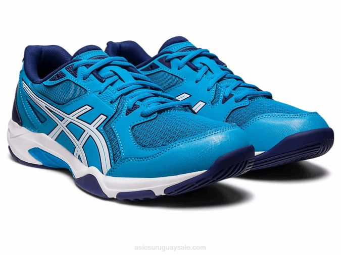 Asics gel-cohete 10 zapatillas azul y blanco para correr - Image 2