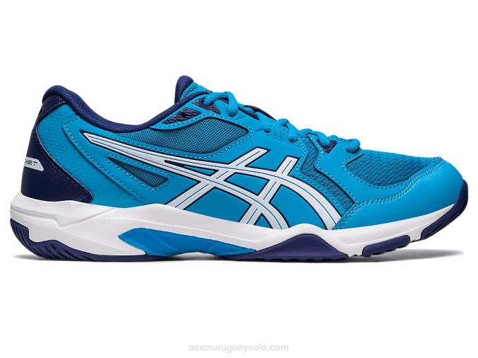Asics gel-cohete 10 zapatillas azul y blanco para correr - Image 1