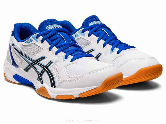 Asics gel-cohete 10 zapatillas blancas azul ártico rendimiento y comodidad - Image 2