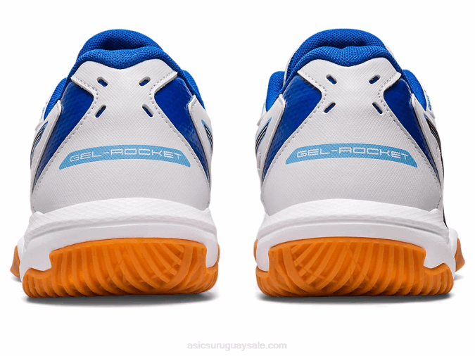 Asics gel-cohete 10 zapatillas blancas azul ártico rendimiento y comodidad - Image 5