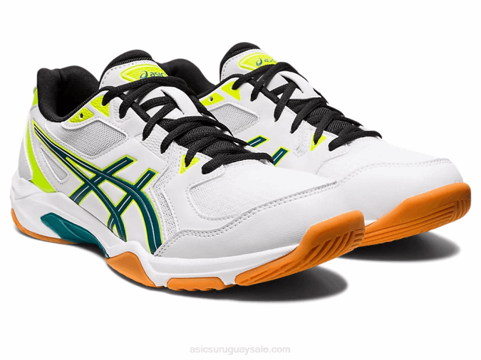 Asics gel-cohete 10 zapatillas blancas pino aterciopelado estilo y confort - Image 2