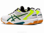 Asics gel-cohete 10 zapatillas blancas pino aterciopelado estilo y confort - Image 3