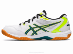 Asics gel-cohete 10 zapatillas blancas pino aterciopelado estilo y confort - Image 4