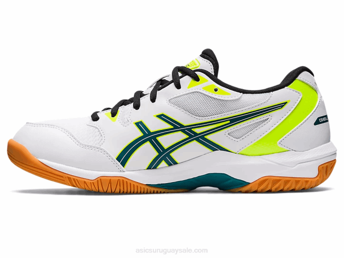 Asics gel-cohete 10 zapatillas blancas pino aterciopelado estilo y confort - Image 4