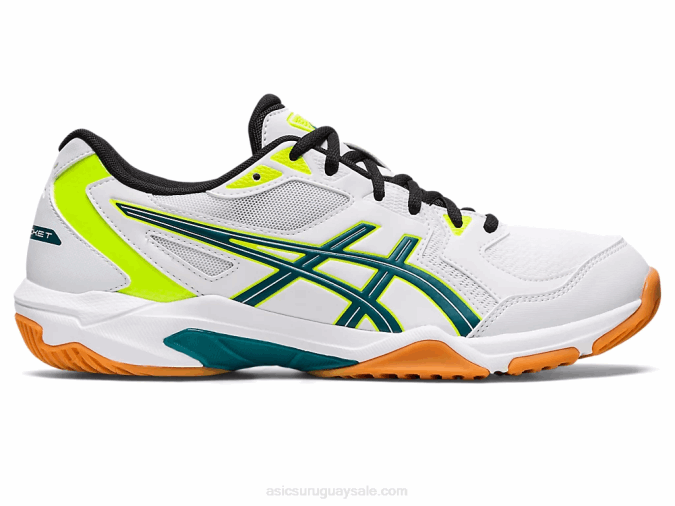 Asics gel-cohete 10 zapatillas blancas pino aterciopelado estilo y confort - Image 1