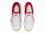 Asics gel cohete 10 zapatillas blancas rojas rendimiento alto - Image 6