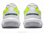 Asics Gel Cohete 10 Zapatillas Blanco Amarillo Seguridad - Image 5