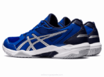 Asics gel-cohete 10 zapatillas deportivas azul plata rendimiento alto - Image 3