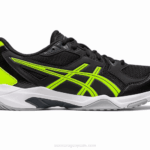 Asics gel-cohete 10 zapatillas deportivas negras y grises