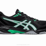 Asics gel-cohete 10 zapatillas deportivas negro hoja nueva
