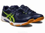 Asics Gel Cohete 10 Zapatillas Medianoche Verde Peligro - Image 2