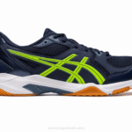 Asics Gel Cohete 10 Zapatillas Medianoche Verde Peligro
