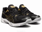 Asics gel-cohete 10 zapatillas negras y doradas de alto rendimiento - Image 2