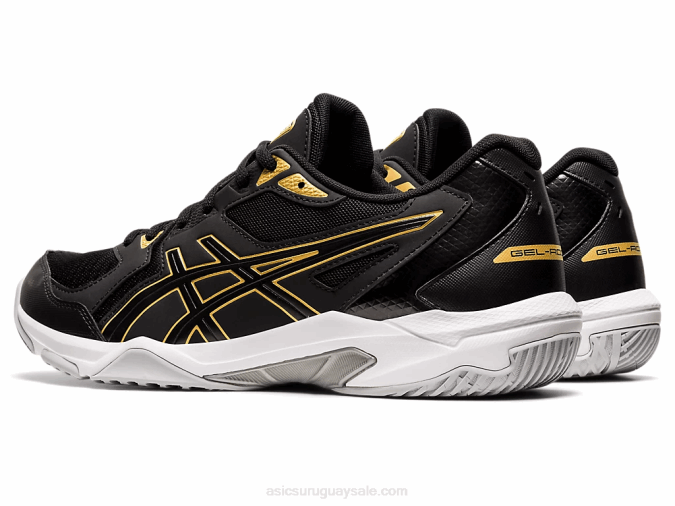 Asics gel-cohete 10 zapatillas negras y doradas de alto rendimiento - Image 3