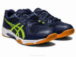 Asics gel-cohete ancho 10 en medianoche y verde peligro - Image 2