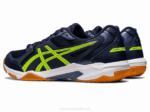 Asics gel-cohete ancho 10 en medianoche y verde peligro - Image 3