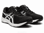 Asics Gel Conten 7 Extra Ancho Zapatillas Blancas y Negras - Image 2