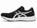 Asics Gel Conten 7 Extra Ancho Zapatillas Blancas y Negras - Image 4