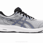 Asics gel-conten 8 extra ancho gris piedmont azul para correr