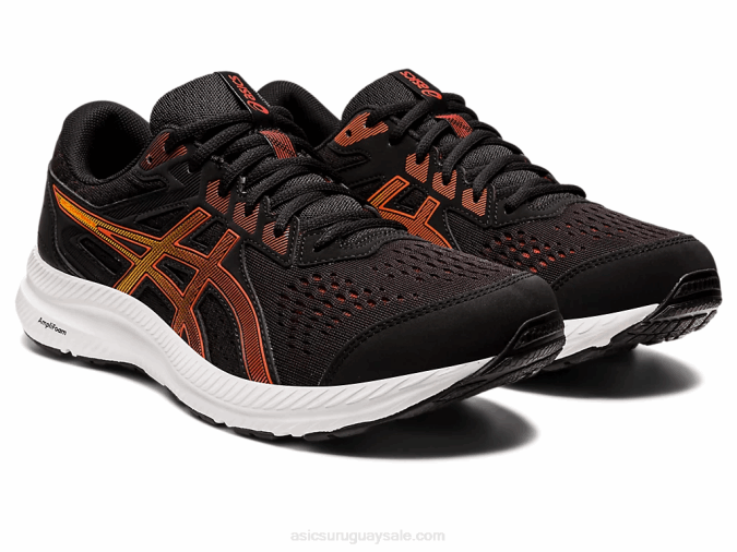 Asics gel-conten 8 extra ancho negro cherry confort y estilo - Image 2