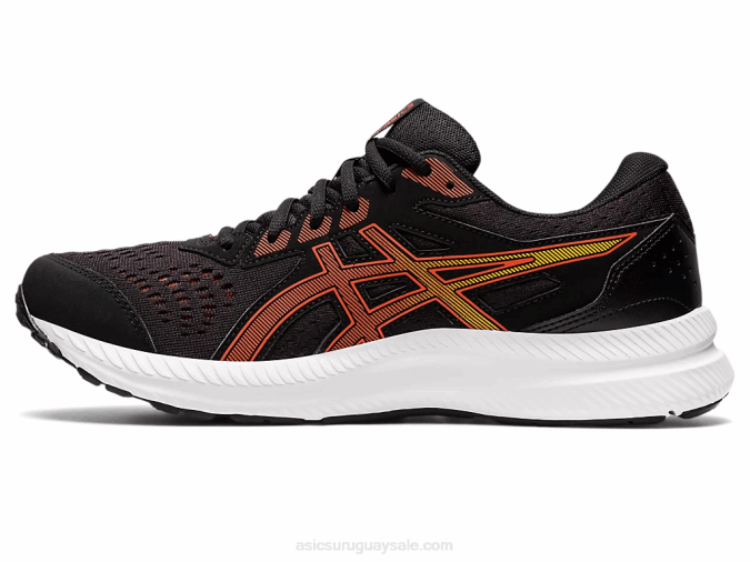 Asics gel-conten 8 extra ancho negro cherry confort y estilo - Image 4