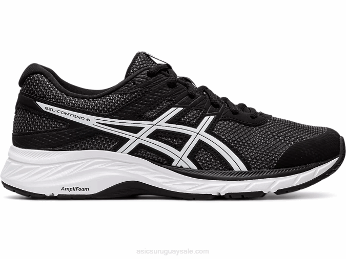 Asics gel contender 6 gris grafito y blanco con soporte y comodidad - Image 1
